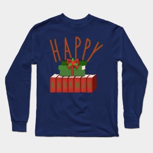 Happy bookmas Long Sleeve T-Shirt